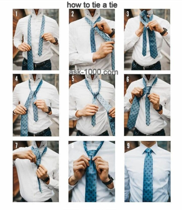 how to tie a tie